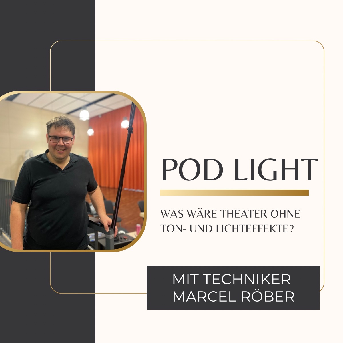 Cover zum Podcast mit der Technik - Marcel Röber